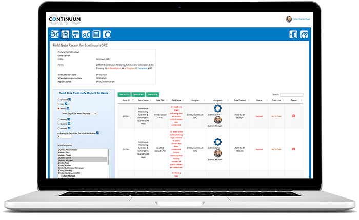 GRC compliance image - Continuum GRC solutions for cyber security and audit AI-powered cybersecurity 2025 zero trust ransomware protection supply chain security regulatory compliance operational resilience