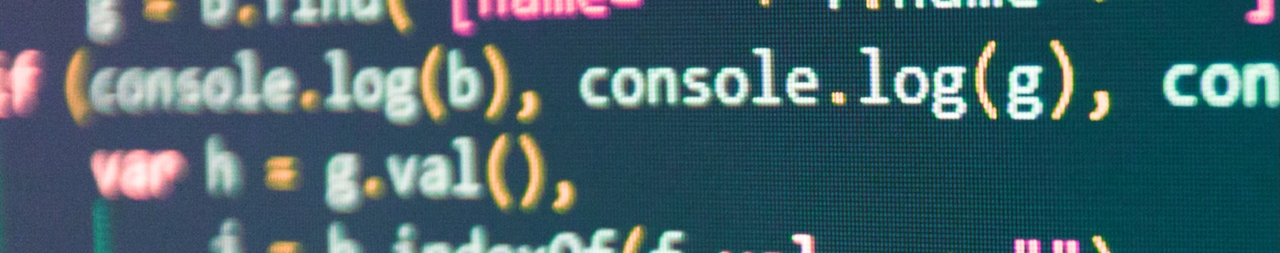 Code on a computer screen