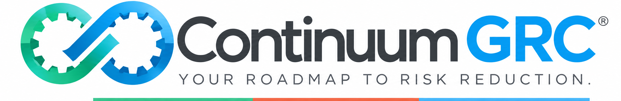 Continuum GRC logo with gears and tagline.