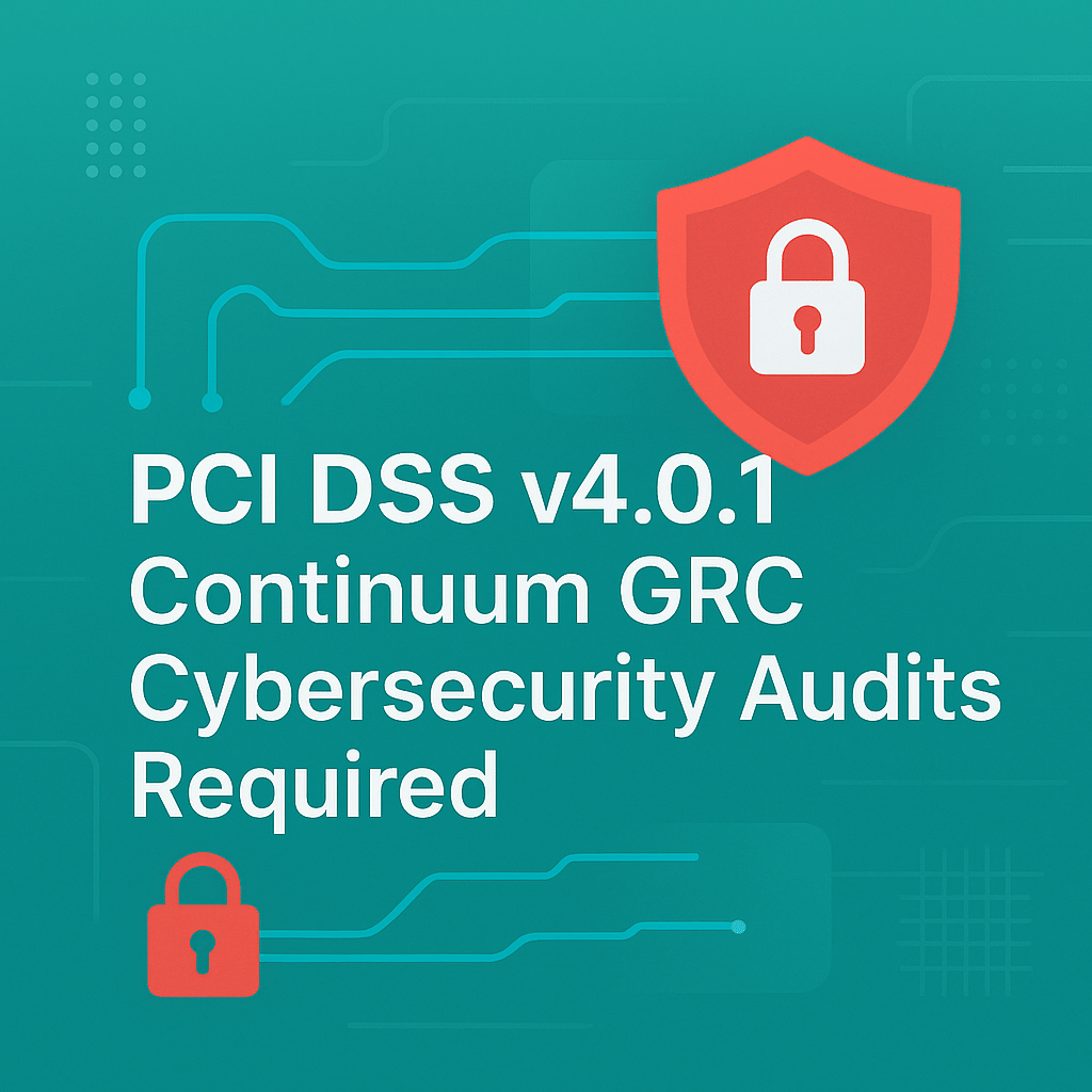 PCI DSS v4.0.1: Continuum GRC Cybersecurity Audits Required