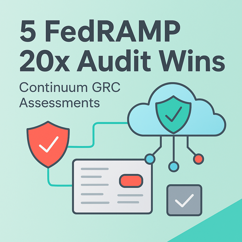 5 FedRAMP 20x Audit Wins with Continuum GRC Assessments